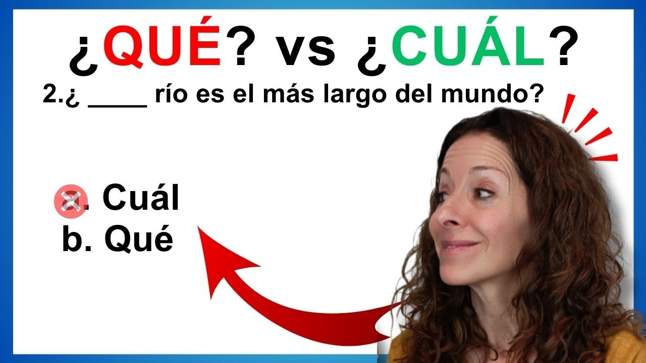 🧪Test de QUÉ o CUÁL en ESPAÑOL | Pon a prueba tu NIVEL |🔝
