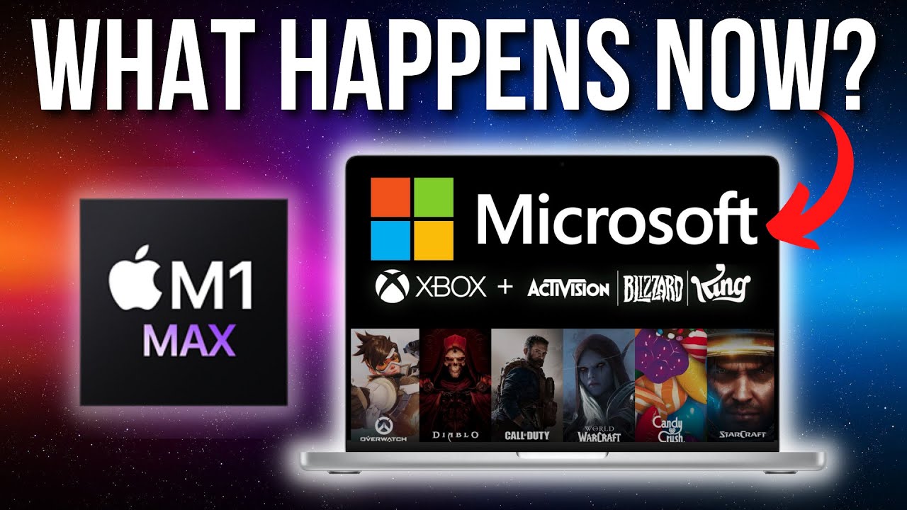 Что будет с играми на Mac? Microsoft ПОКУПАЕТ Activision Blizzard за 68,7 МИЛЛИАРДА долларов