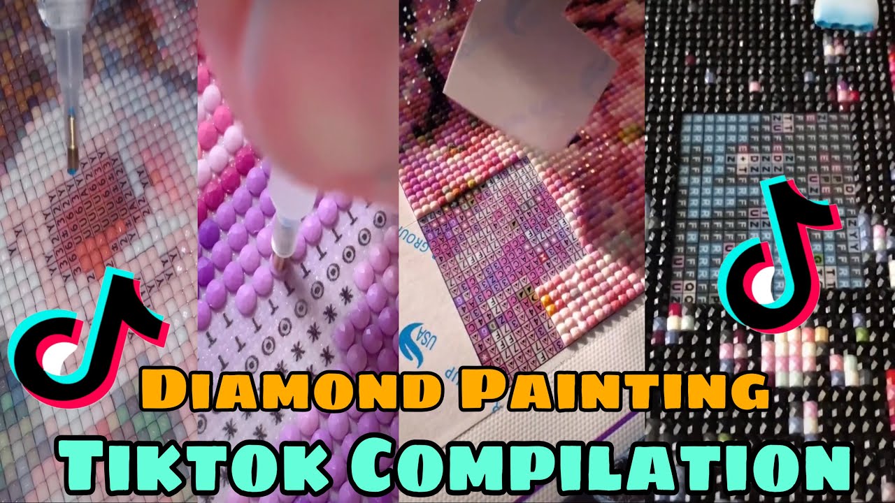 💎DIAMOND PAINTING ASMR TIKTOK COMPILATION