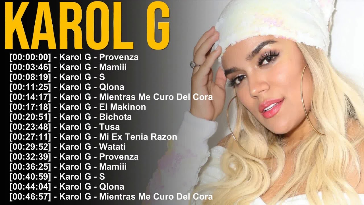 Karol G 🔥 Super Mix of Latina Power &ndash; Songs of Love, Strength, and Urban Elegance