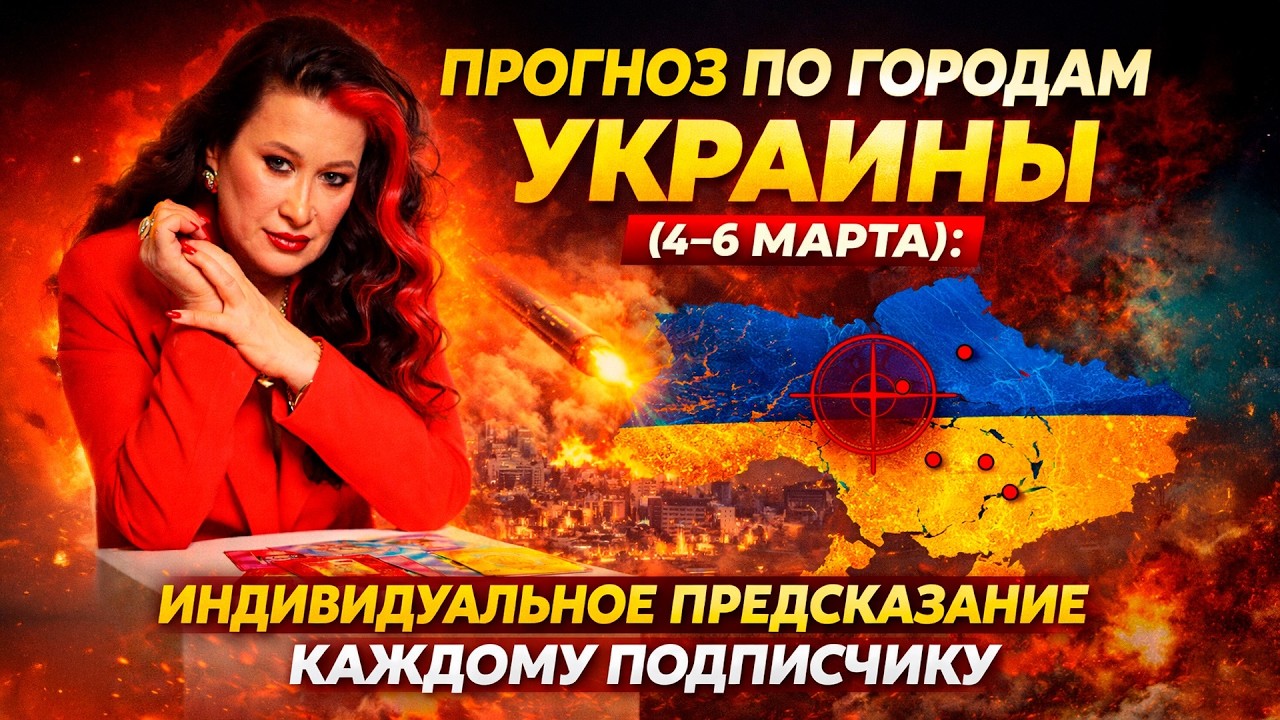 ПРОГНОЗ ПО ГОРОДАМ УКРАИНЫ (4–6 ФЕВРАЛЯ): ИНДИВИДУАЛЬНОЕ ПРЕДСКАЗНИЕ КАЖДОМУ ПОДПИСЧИКУ