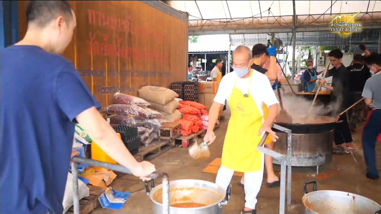 หลวงปู่พุทธะอิสระ ทำอาหารส่งช่วยทหารชายแดน ช่วงเช้า 27ก.ย.2568