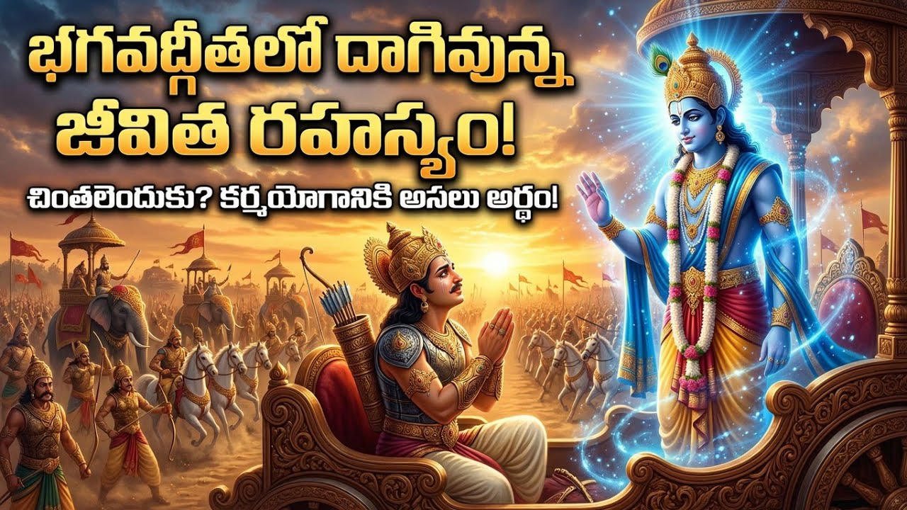 శ్రీకృష్ణుడు చెప్పిన జీవిత సత్యం | ఇది తెలుసుకుంటే జీవితంలో చింతలు పోతాయి🌊 7 గీత రహస్యాలు 