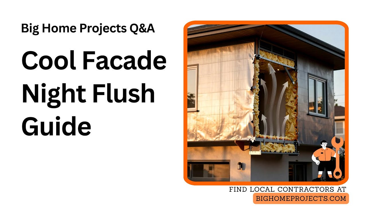 Ventilated Rainscreen Night-Flush Cooling Upgrade