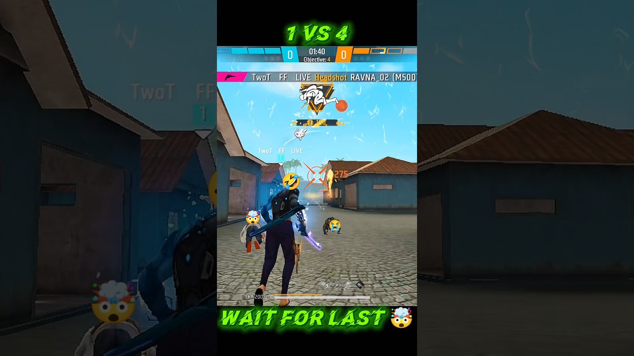 //wait for last 🤯 1 vs 4🤣//
