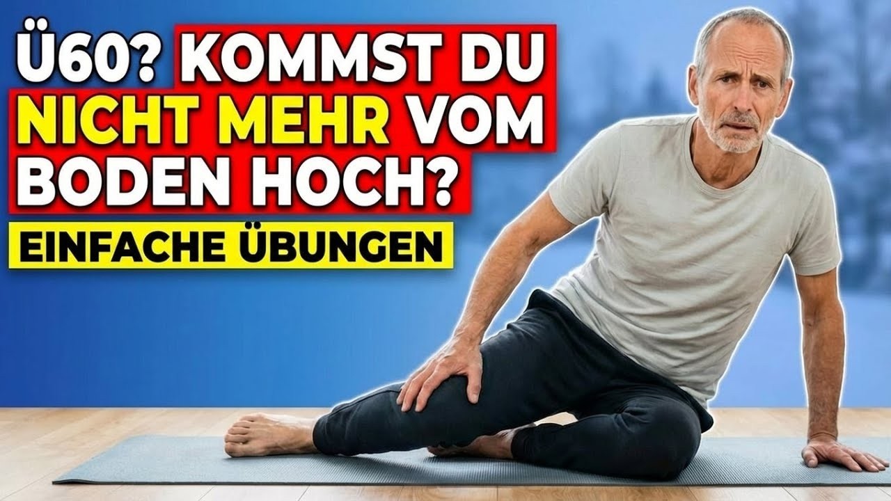 Wieder leicht vom Boden aufstehen – dank 3 Übungen