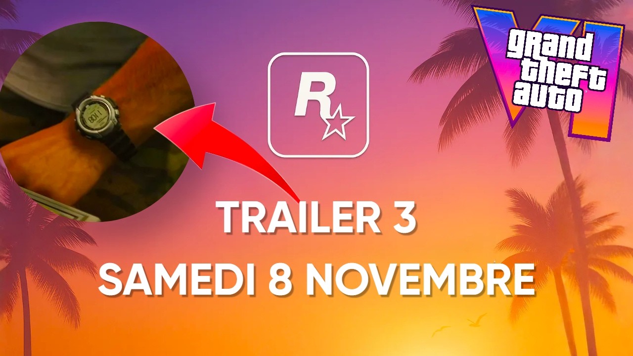 GTA 6 TRAILER 3: l’indice du 8 NOVEMBRE expliqué (2025)