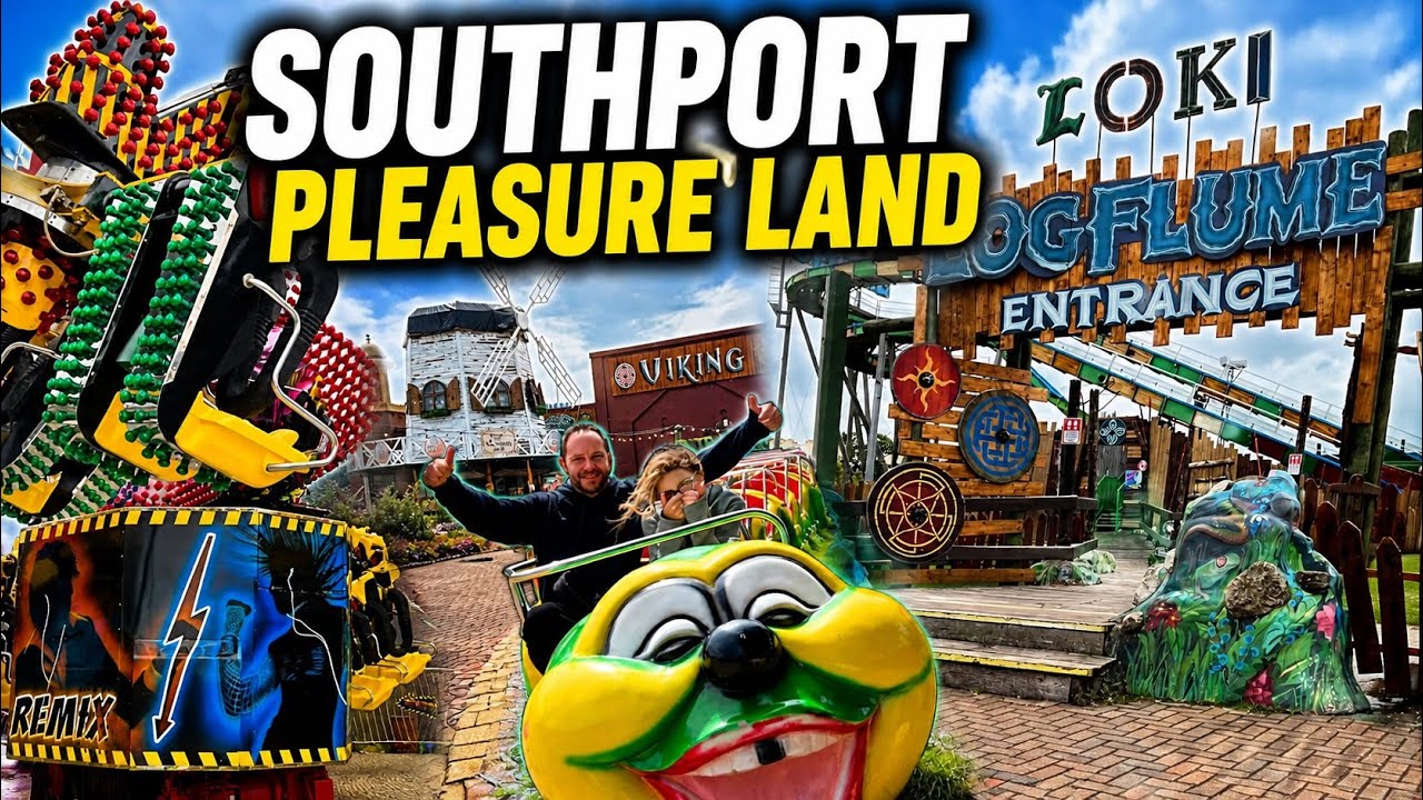 My First EVER Visit to Southport Pleasureland Vlog! Completing Every 6 Arm Extreme in the England