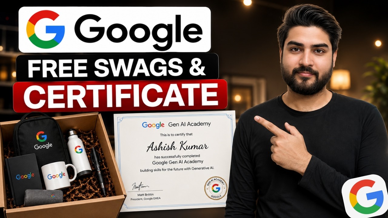 Получите БЕСПЛАТНЫЙ мерч и сертификат от Google🔥Google Cloud Gen AI Academy | Открыто для ВСЕХ