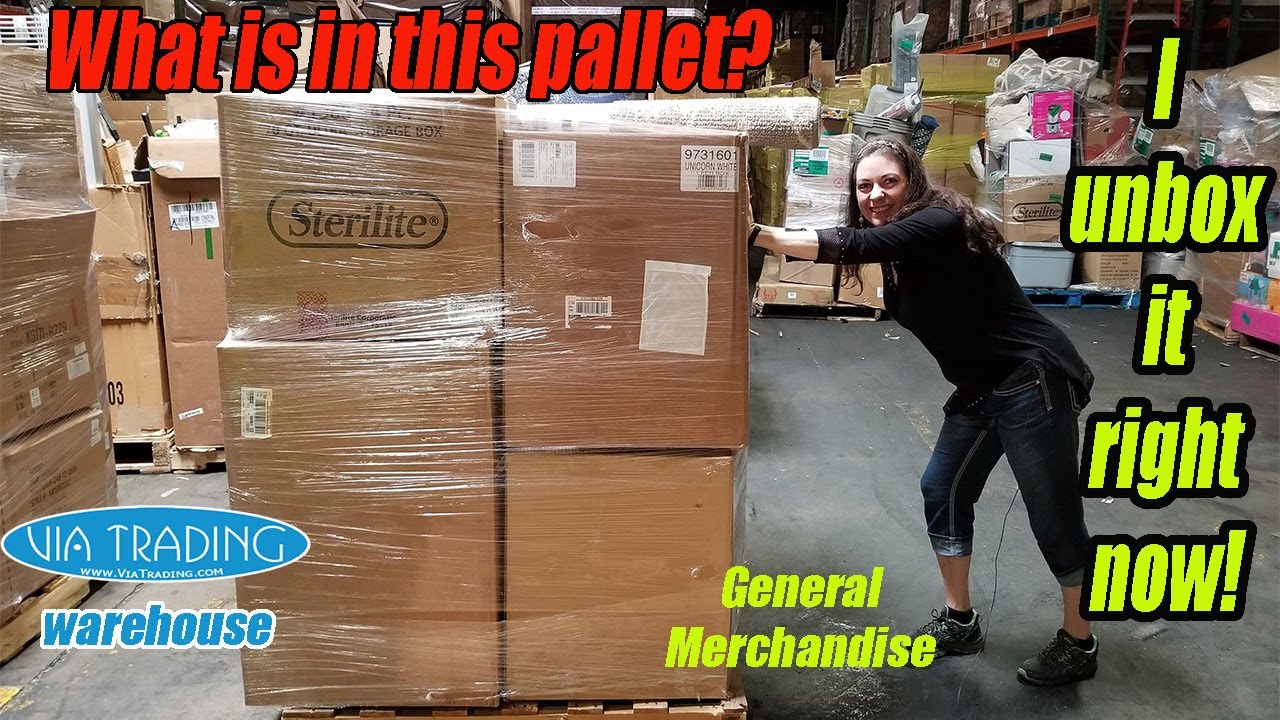 Via Trading Pallet Unboxing - General Merchandise - What could be in these boxes? - Online Reselling