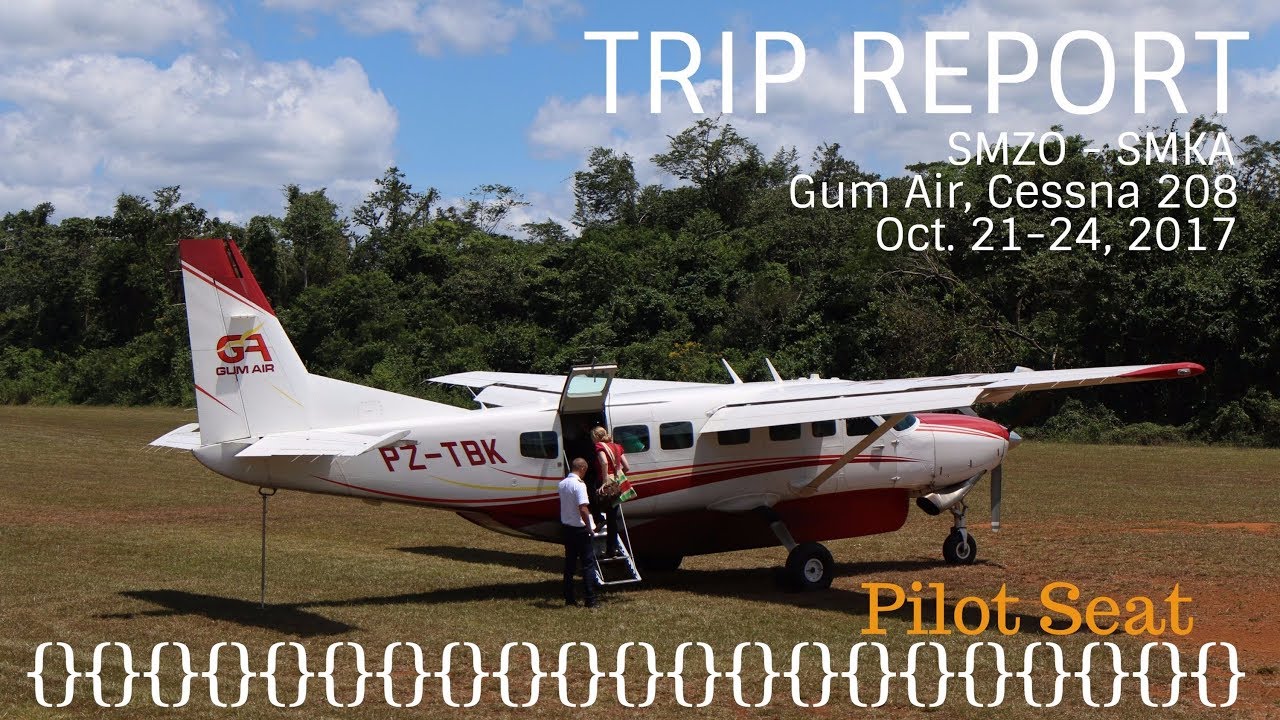 TRIP REPORT | Gum Air Cessna 208 | Paramaribo - Kabalebo | Above The Jungle!