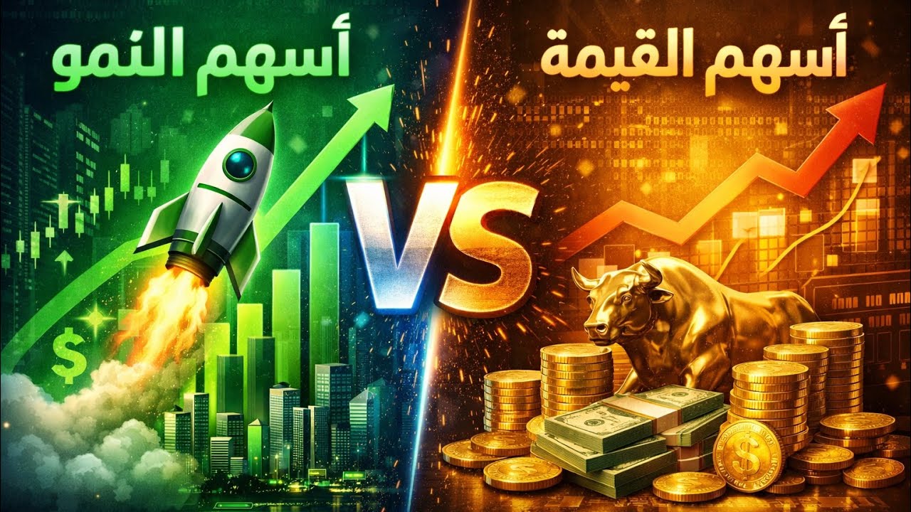 	أسهم النمو ولا أسهم القيمة؟ المقارنة اللي هتغيّر تفكيرك في الاستثمار 
