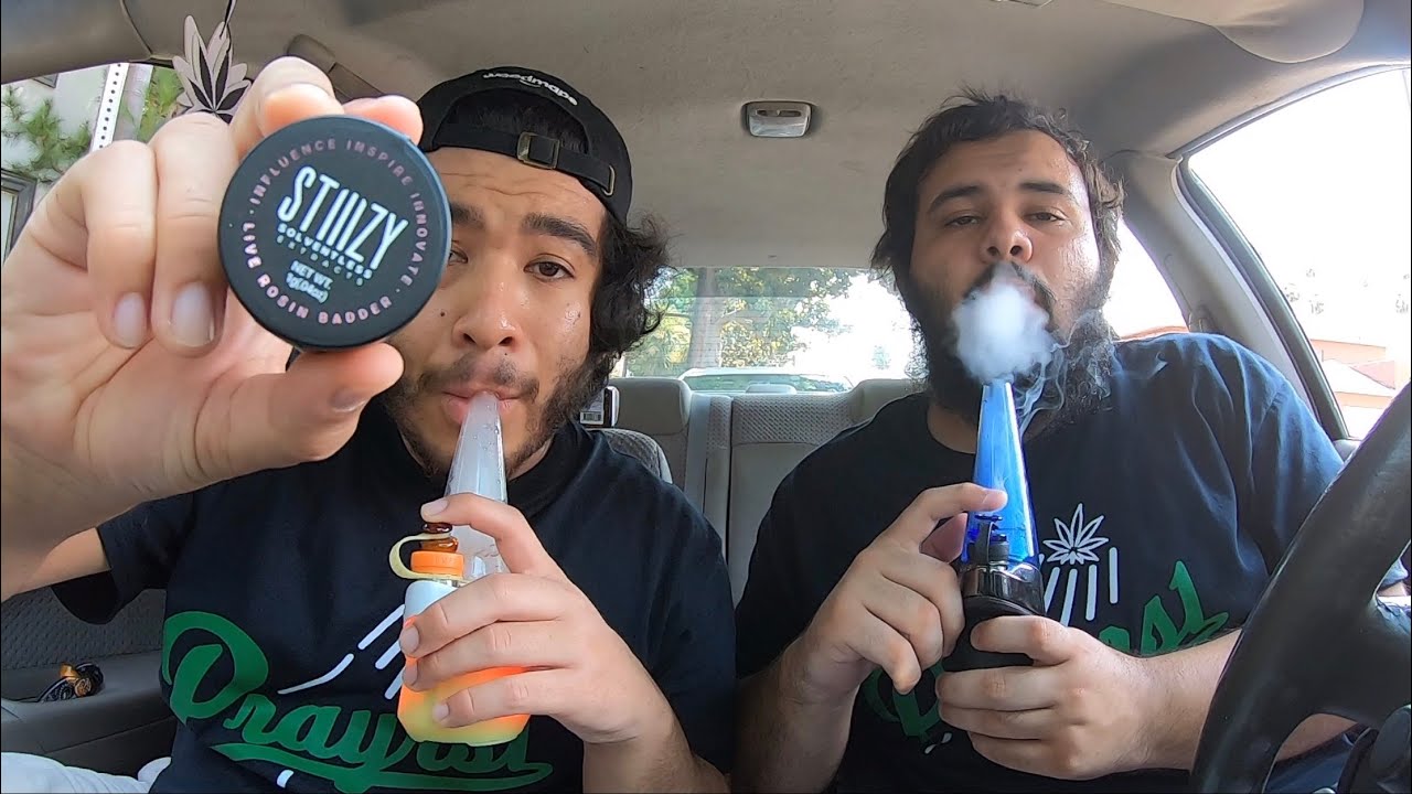 WE TRIED THE STIIIZY &ldquo;STIIIZY ROSAY&rdquo; INDICA LIVE ROSIN BADDER WAX REVIEW & REACTION!