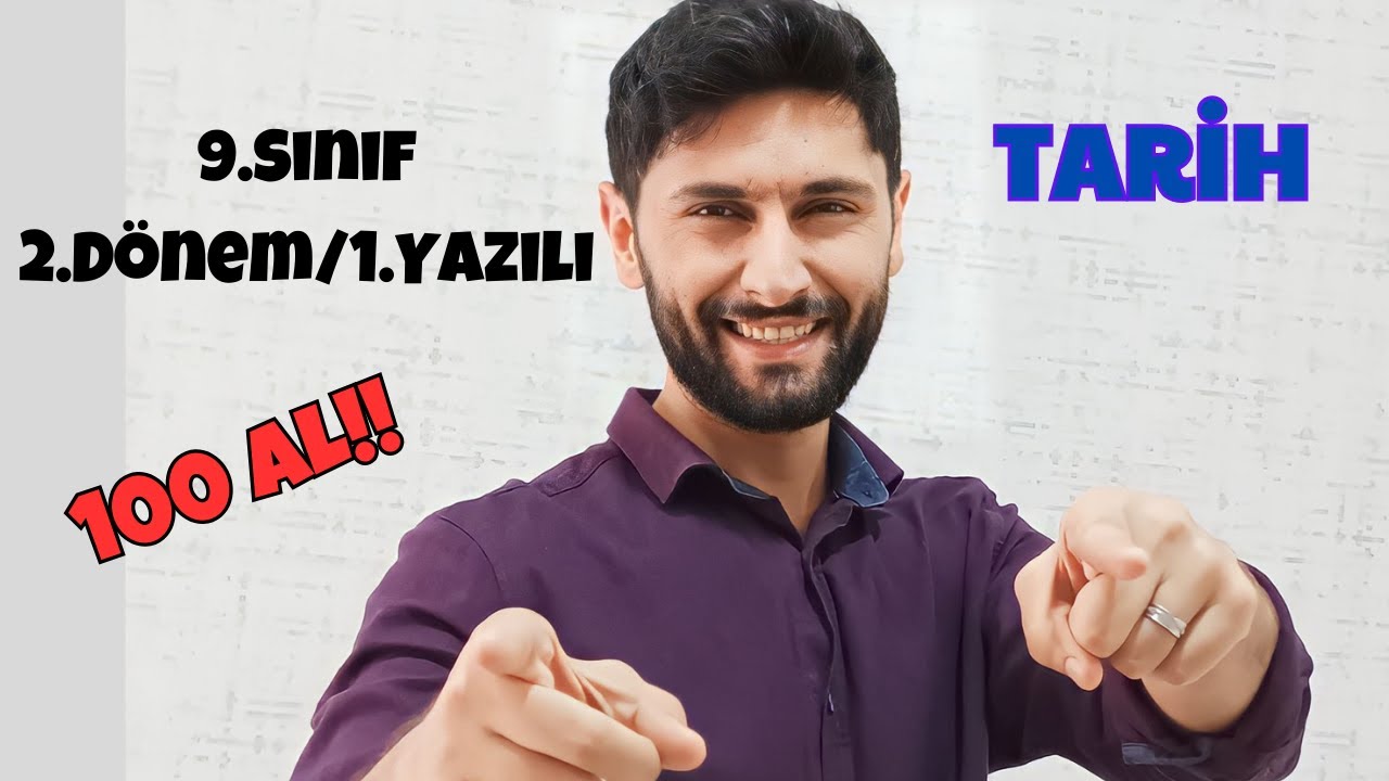 Senaryolara Göre 9.Sınıf 2.Dönem 1.Yazılı Sınavına Hazırlık | Tarih