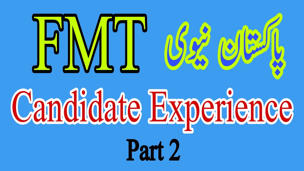 Female Medical Technician FMT Pak Navy Recommended Candidate Test Experience Part 02