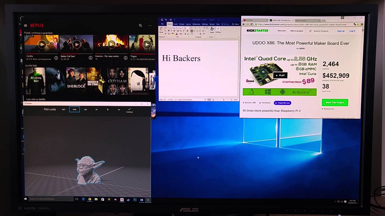 UDOO X86: hands-on experience with its speed & Windows 10