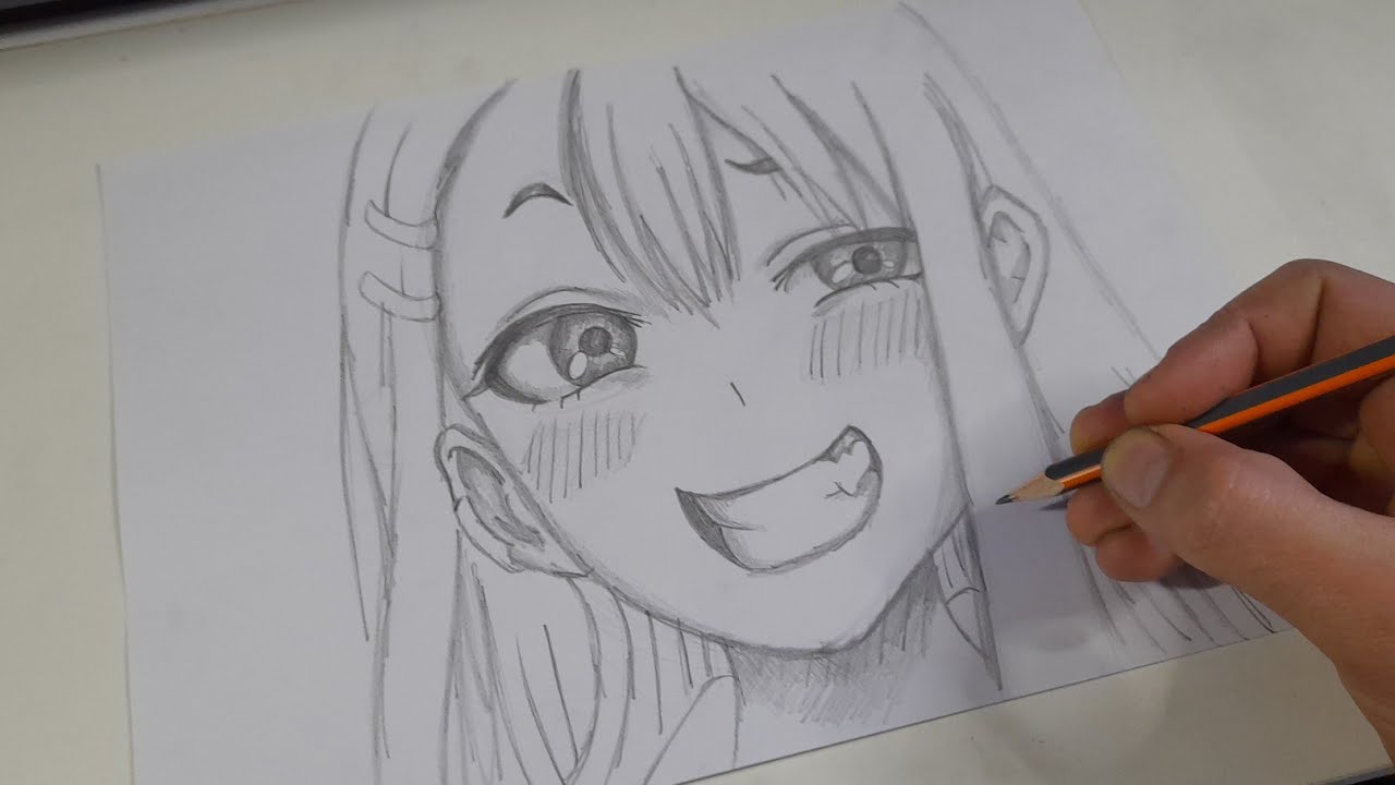 COMO SOMBREAR ANIME COM LÁPIS GRAFITE PASSO A PASSO