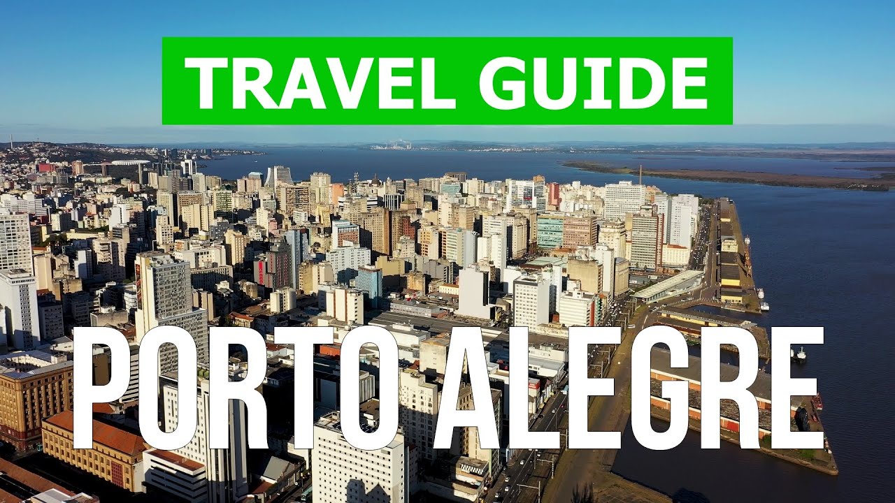 City of Porto Alegre in 4k. Brazil, Porto Alegre to visit