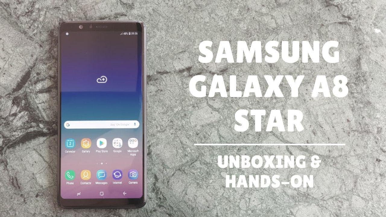 Samsung Galaxy A8 Star - Unboxing and Hands-on [Hindi]
