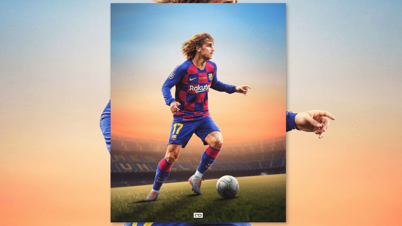 Griezmann | Barcelona 🔴🔵| Photoshop Tutorial |  Football Poster Design | GD Design