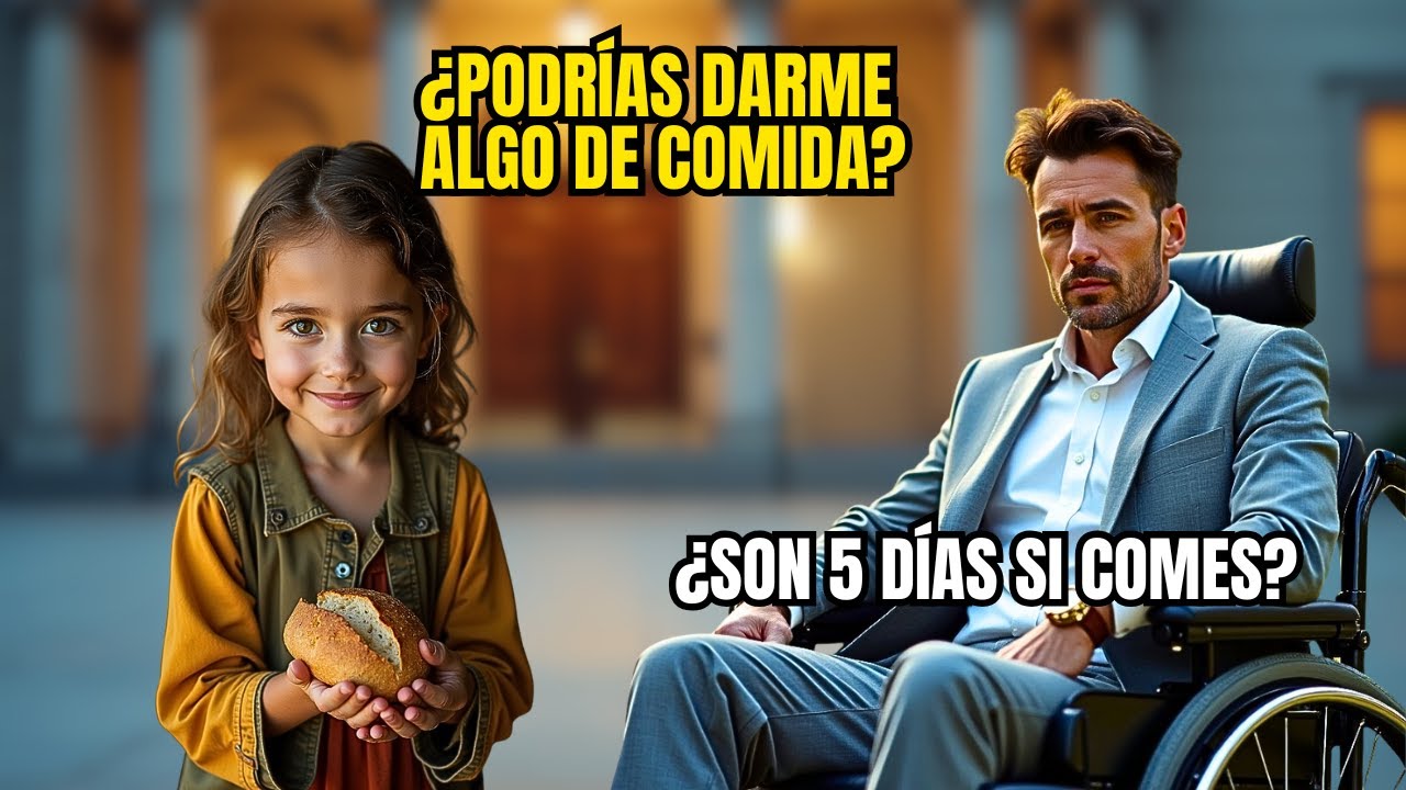 Niña sin hogar pide pan a Millonario  paralítico… Pero él descubre que es una prodigio de 9 años