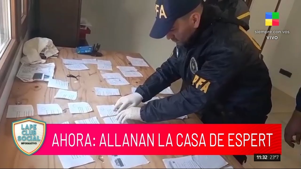 🔴 ALLANAN LA CASA DE JOSÉ LUIS ESPERT: ¿De qué lo acusan?