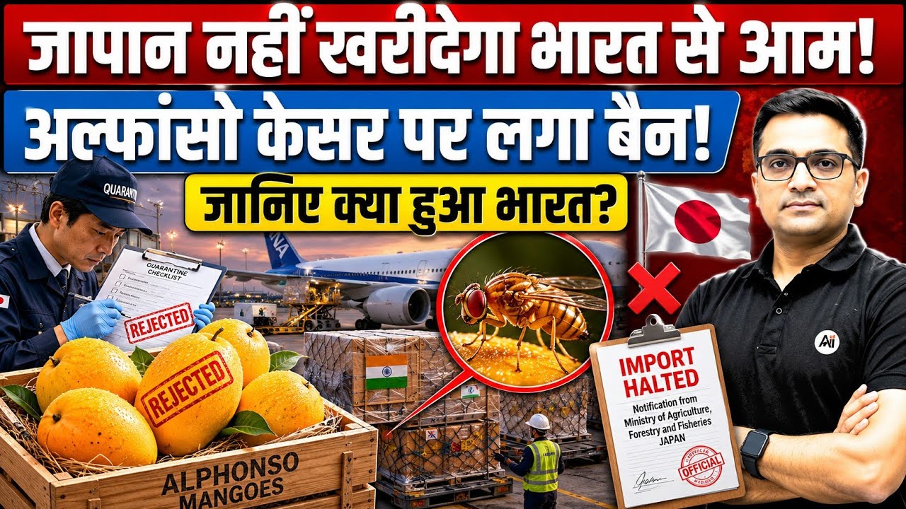 Why Japan Rejected Indian Mangoes &mdash; Is India&rsquo;s Export Reputation at Risk?  By Ankit Avasthi Sir।