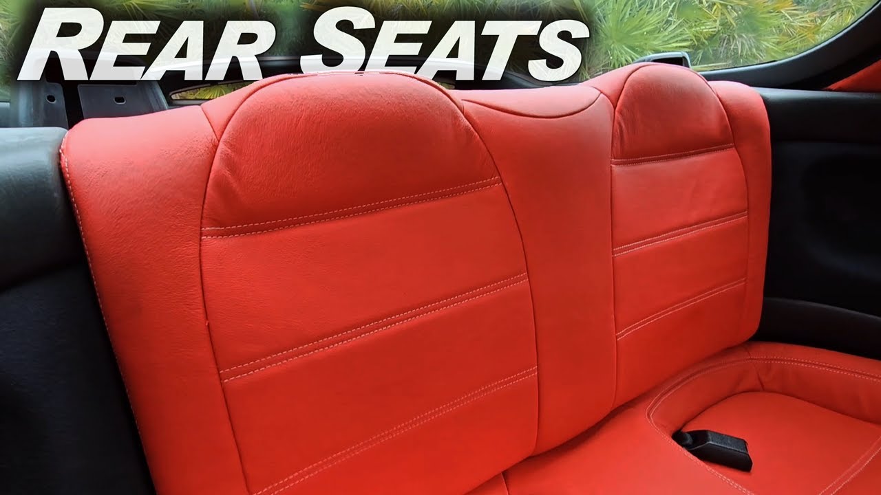 Red Leather Rear Seats | Mazda Mx3