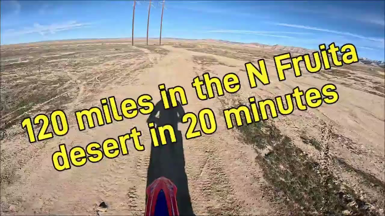 120 miles in the North Fruita Desert