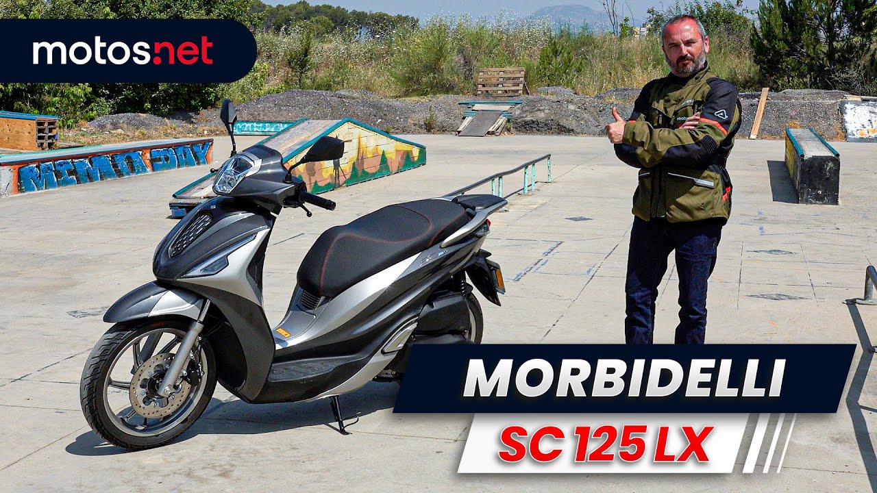 🛵 Morbidelli  SC 125 LX / Prueba / 4K / motos.net