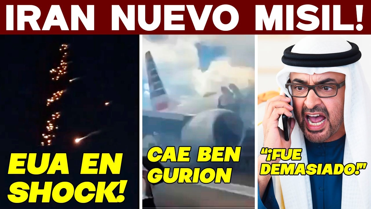 NUEVO MISIL! CAE AEROPUERTO ISRAEL. ARABES TRUENAN CON TRUMP. EXPULSAN A EUA