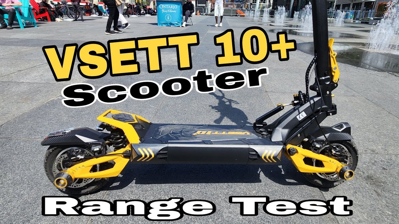 VSETT 10+ Electric Scooter Range Test