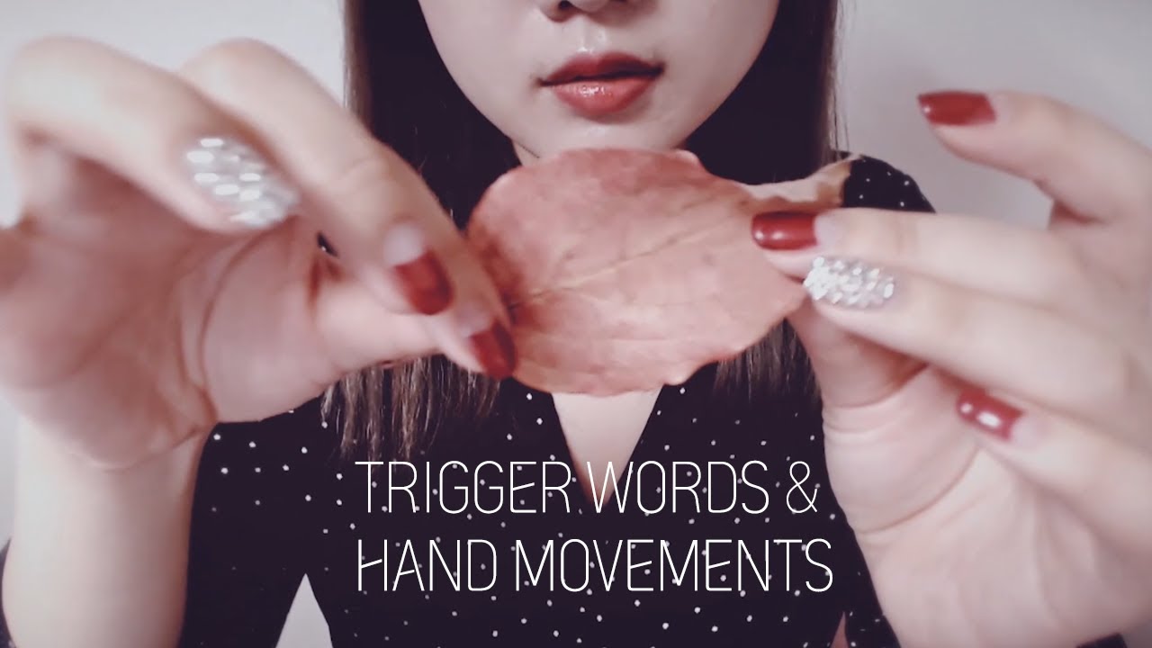 ASMR 마법같이 잠이드는 단어반복 Trigger Words & Hand Movements