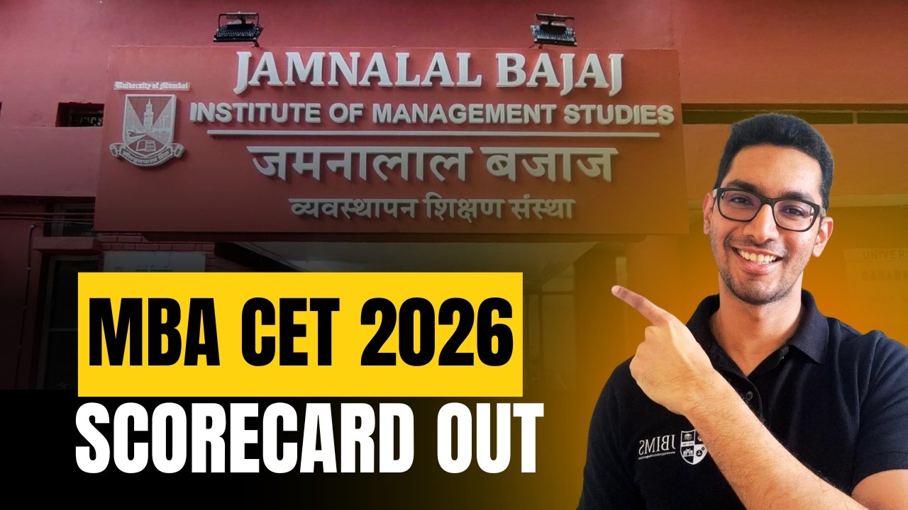 MBA CET 2026 1st Attempt Scorecard OUT!