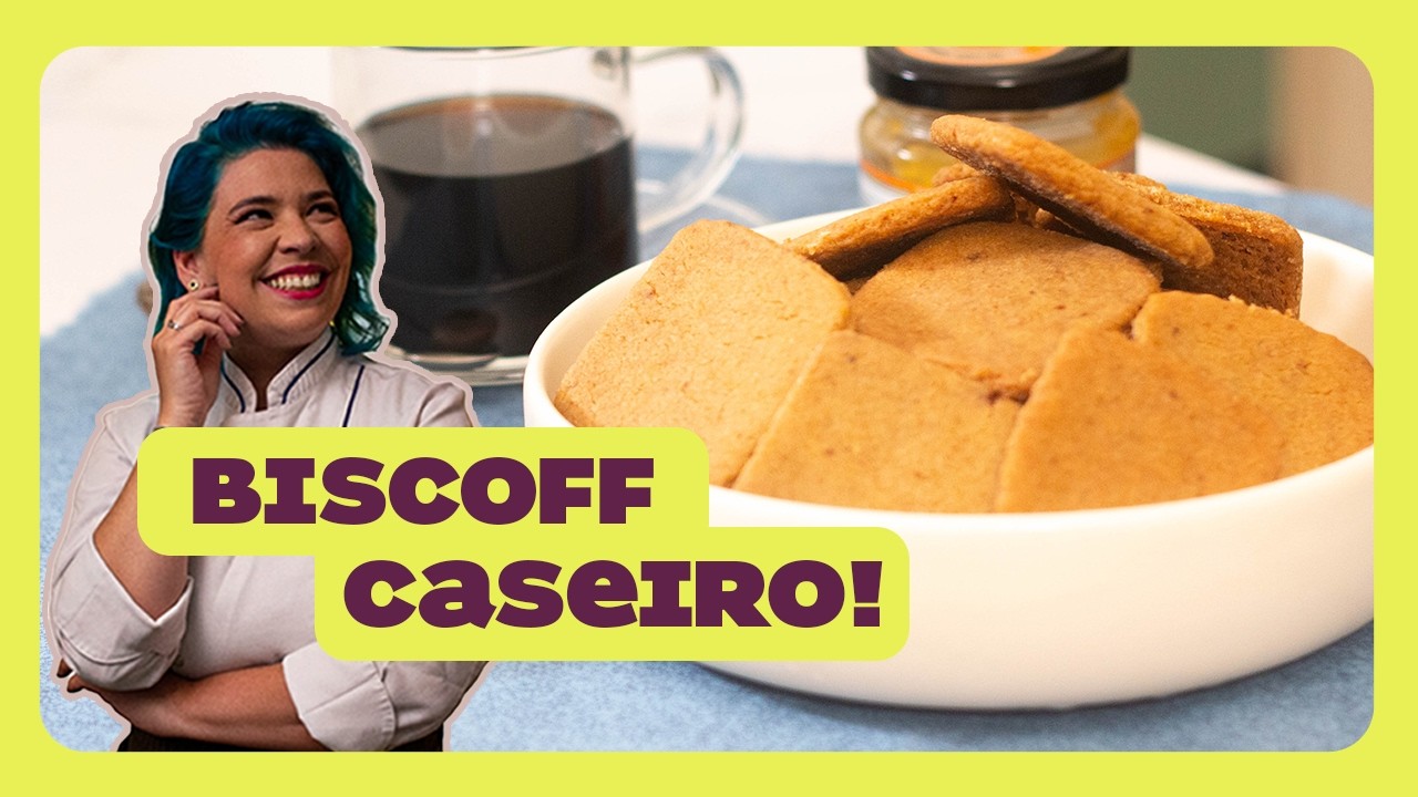 FAÇA E VENDA | BISCOFF CASEIRO: Receita Acessível e Crocante! Com Chef Gi Souza