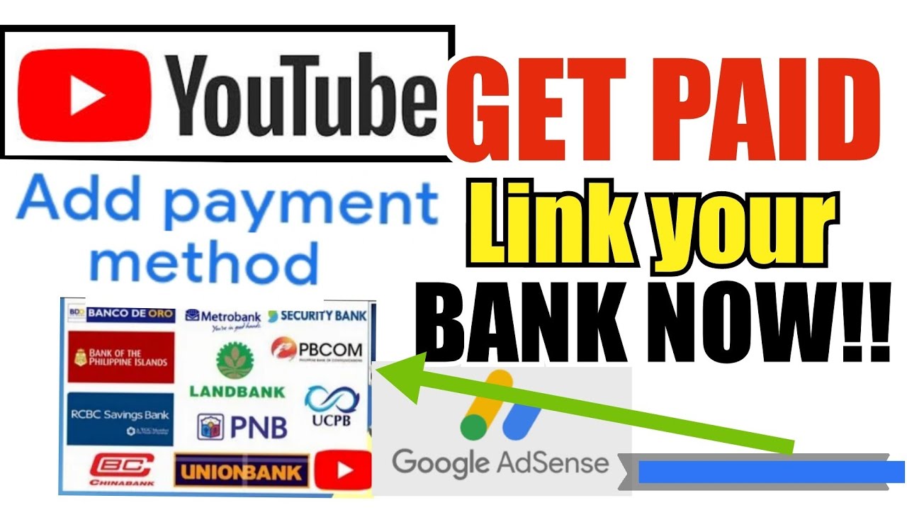 How to ADD PAYMENT METHOD on YOUTUBE & LINK YOUR BANK ACCOUNT Tutorial