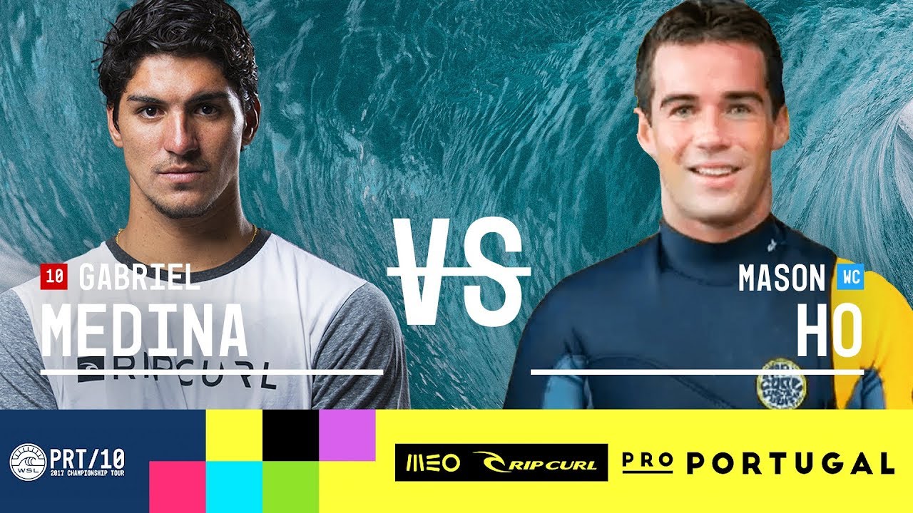Gabriel Medina vs. Mason Ho - Round Two, Heat 1 - MEO Rip Curl Pro Portugal 2017