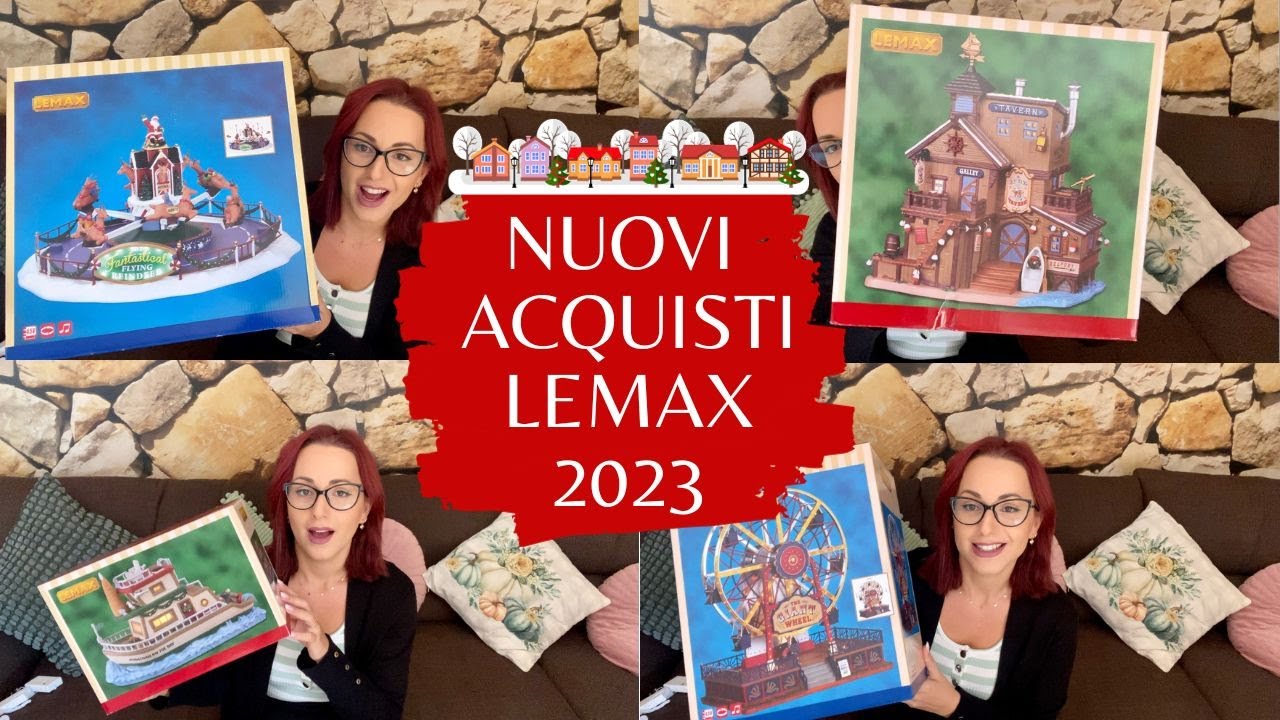 ACQUISTI LEMAX 2023 | VILLAGGIO DI NATALE | CHRISTMAS VILLAGE - Eleonora Home