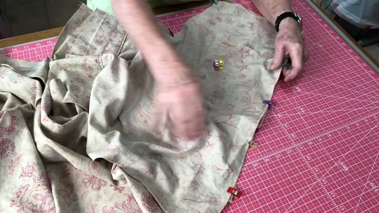 Upcycling Womens Clothing - scrap buster kimono tutorial