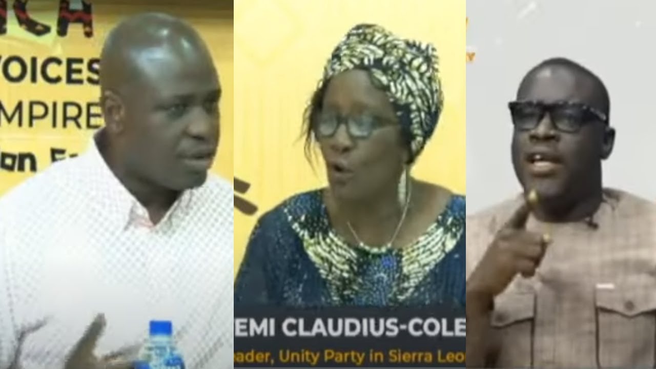 FEMI CLAUDIUS COLE, ABDUL KARGBO, TAWA ON AYV HOT DEBATE