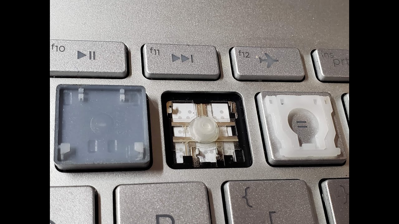 Как безопасно снять/почистить клавиши клавиатуры ноутбука HP Envy (HP Envy 15-as043cl)