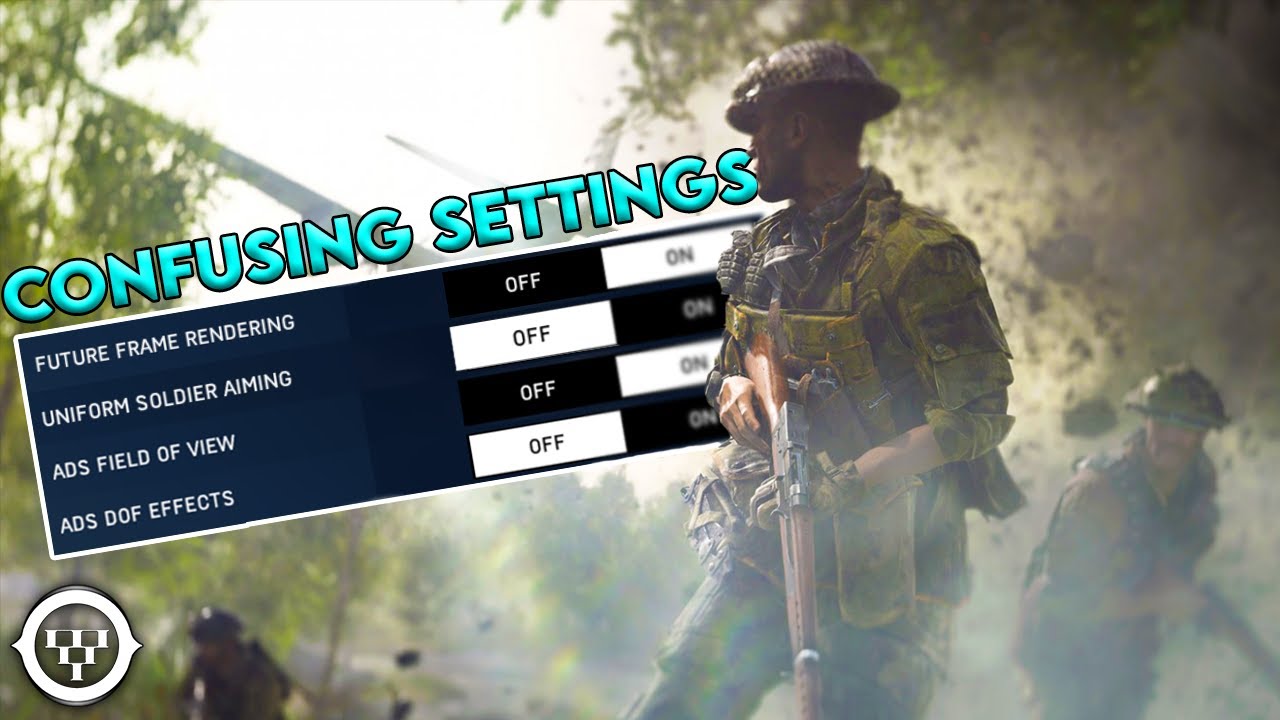 Explaining Confusing Battlefield Settings (Uniform Solider Aiming, ADS FOV & DOF, Opacity, Ect....)