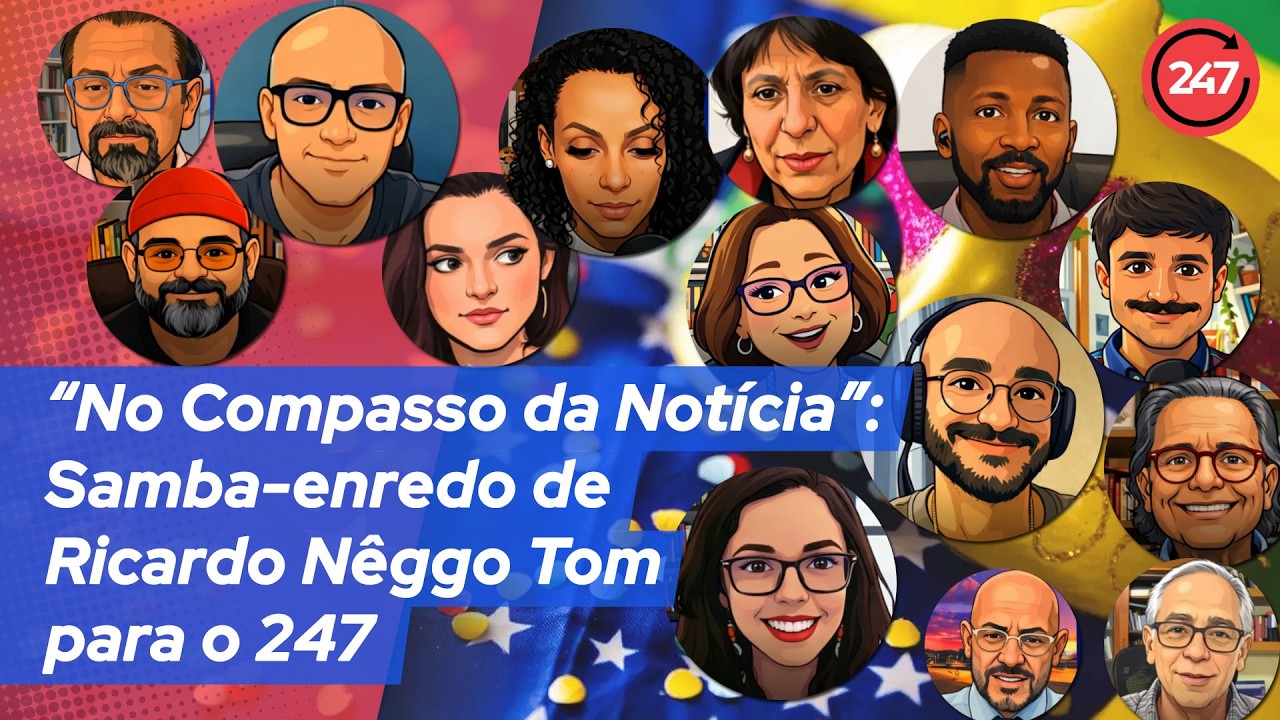 “No Compasso da Notícia”: Samba-enredo de Ricardo Nêggo Tom para o 247