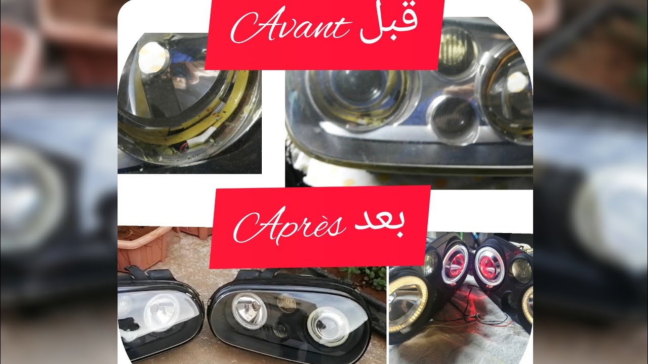Rénovation optique ( HELLA ) VW golf 4