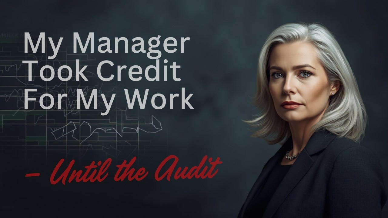 My Manager Took Credit for My Work — Until the Audit