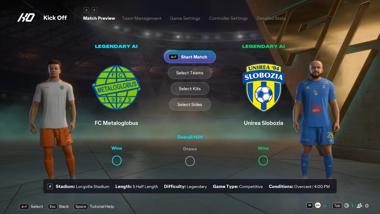 Metaloglobus vs Unirea Slobozia | Superliga | EA FC 26 | Simulare