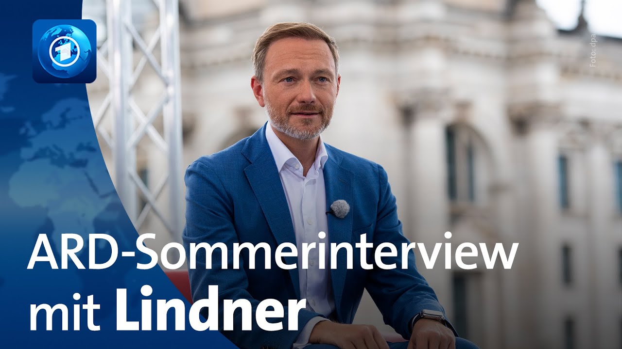ARD-Sommerinterview mit Christian Lindner, FDP