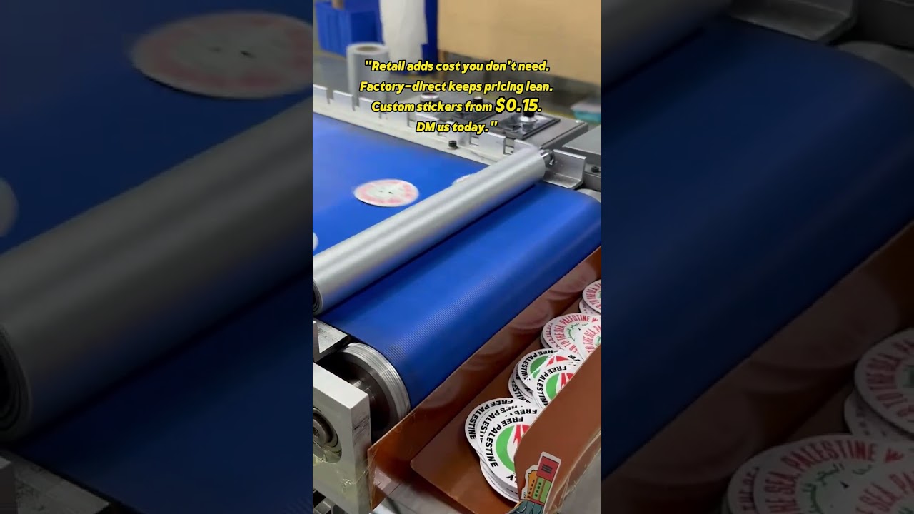 Custom stickers from $0.15.