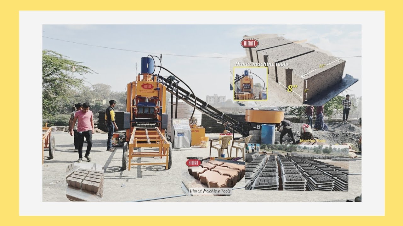 Fully Automatic Concrete Block # Solid Block Making Machine