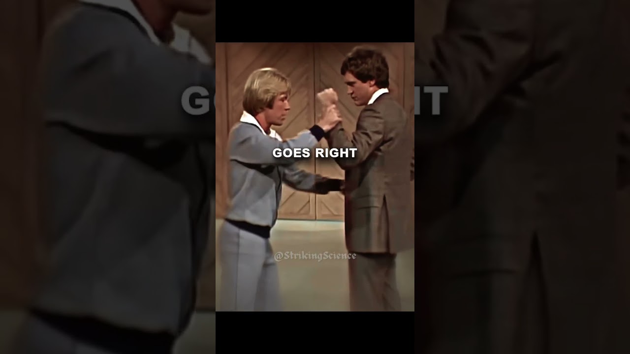 Chuck Norris Shows His Self Defense Tactics